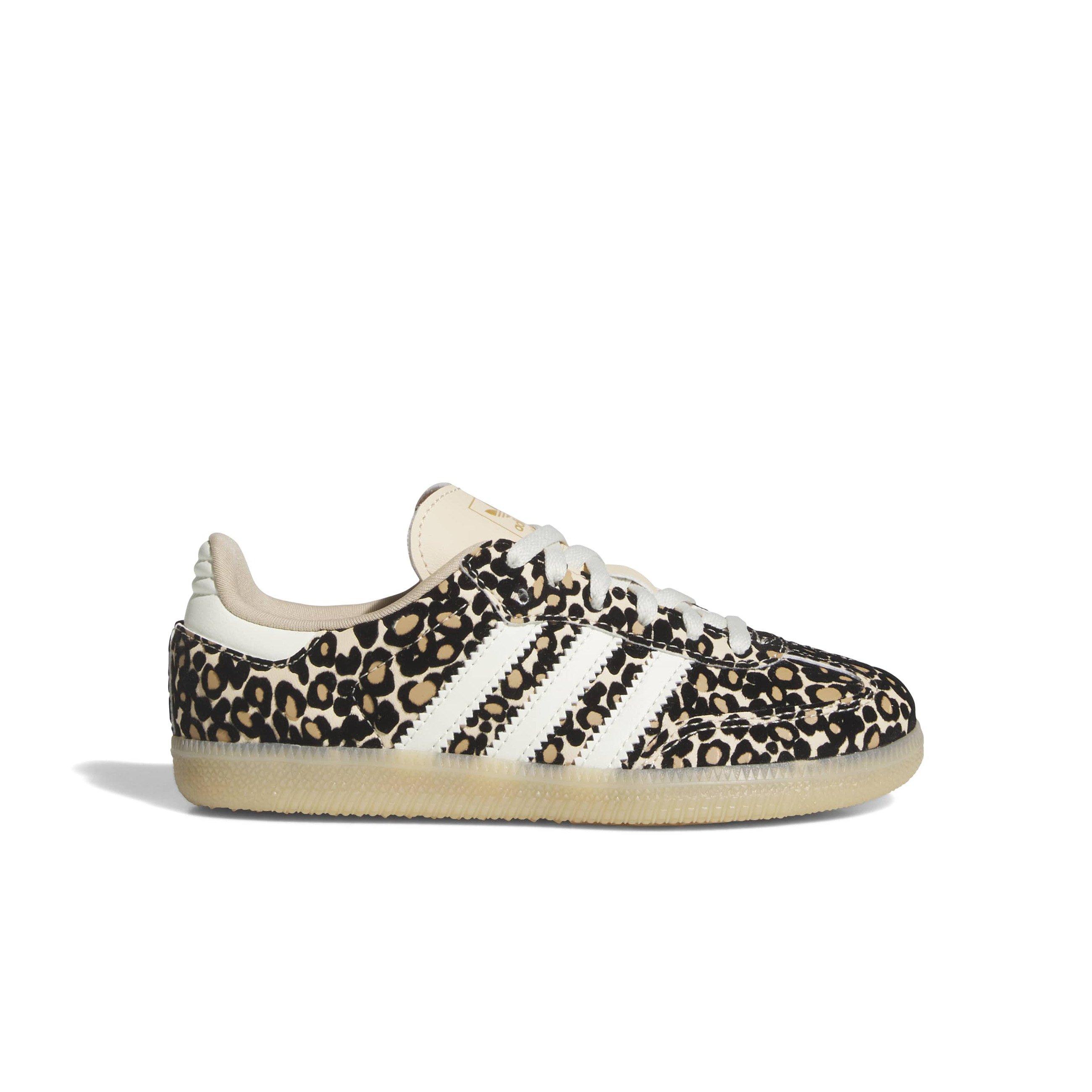 adidas Originals Samba OG "Cheetah Print" Preschool Girls' Shoe - BROWN/BLACK